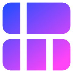 Dashboard Vertical Rectangle 5 Icon from Core Gradient Set