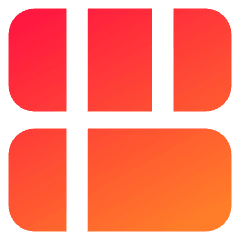 Dashboard Vertical Rectangle 6 Icon from Core Gradient Set