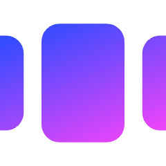 Carousel Horizontal Icon from Core Gradient Set