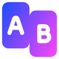 Compare Ab Icon from Core Gradient Set