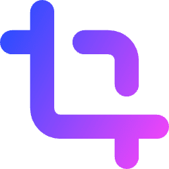 Crop Selection Icon from Core Gradient Set
