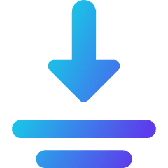 Flatten Icon from Core Gradient Set