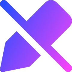 Pencil Slash Icon from Core Gradient Set