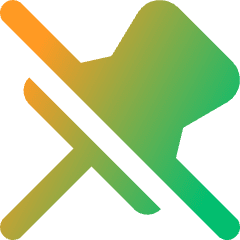 Pin 1 Disabled Icon from Core Gradient Set