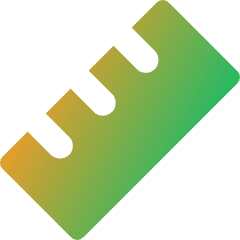 Ruler Icon from Core Gradient Set