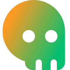 Skull 2 Icon from Core Gradient Set