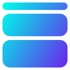 Vector Stroke Weight Icon from Core Gradient Set