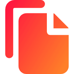 Copy Document Icon from Core Gradient Set