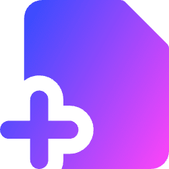 File Add Alternate Icon from Core Gradient Set