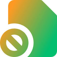 File Block Icon from Core Gradient Set