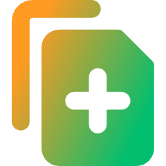 Merge PDF Icon from Core Gradient Set