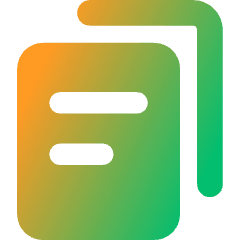Multiple File 2 Icon from Core Gradient Set