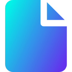 New File Icon from Core Gradient Set
