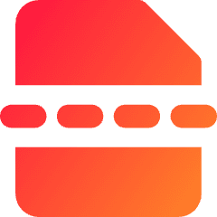 Page Break Icon from Core Gradient Set