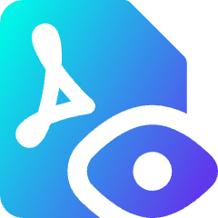 PDF Reader Icon from Core Gradient Set