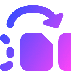 Reorder PDF Icon from Core Gradient Set