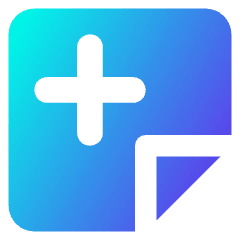 Sticky Note Add Icon from Core Gradient Set