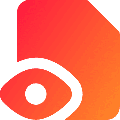 View Document Files Icon from Core Gradient Set
