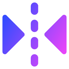 Flip Horizontal Arrow 1 Icon from Core Gradient Set