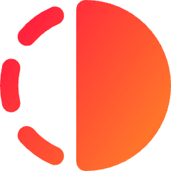 Flip Horizontal Circle 2 Icon from Core Gradient Set