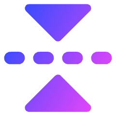 Flip Vertical Arrow 2 Icon from Core Gradient Set