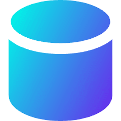 Cylinder Shape Icon from Core Gradient Set