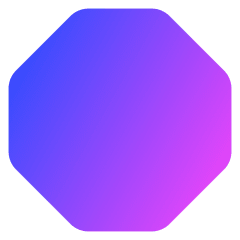 Polygon Icon from Core Gradient Set