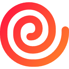 Spiral Shape Icon from Core Gradient Set