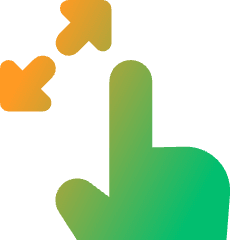 Zoom In Icon from Core Gradient Set