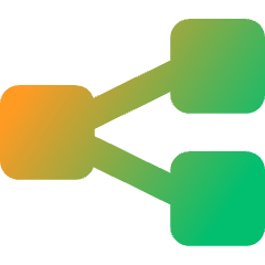 Hierarchy 1 Icon from Core Gradient Set