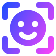 Face Scan 2 Icon from Core Gradient Set