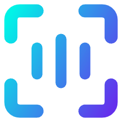 Voice Scan 2 Icon from Core Gradient Set