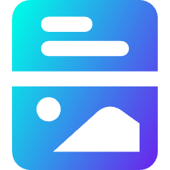 Graphic Template Website Ui Icon from Core Gradient Set