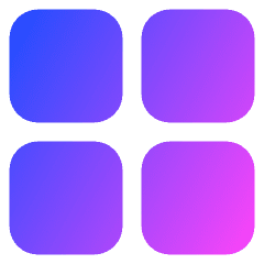 Layout Grid Icon from Core Gradient Set