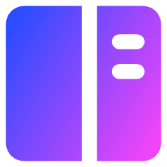 Layout Right Sidebar Icon from Core Gradient Set