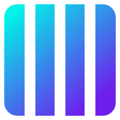Layout Window 24 Icon from Core Gradient Set