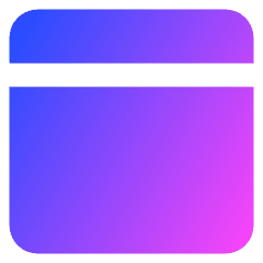 Layout Window 3 Icon from Core Gradient Set