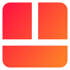 Layout Window 30 Icon from Core Gradient Set