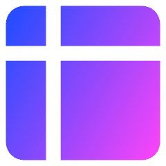 Layout Window 33 Icon from Core Gradient Set