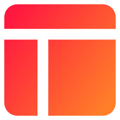 Layout Window 4 Icon from Core Gradient Set