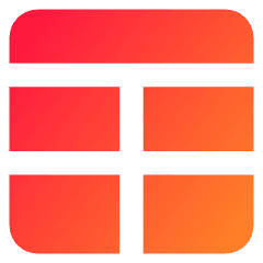 Layout Window 8 Icon from Core Gradient Set