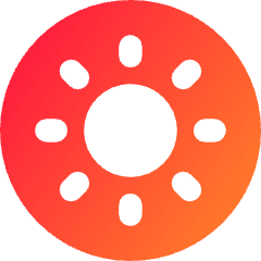 Light Display Mode Icon from Core Gradient Set