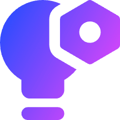 Lighting Setting Bolt Nut Icon from Core Gradient Set