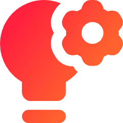 Lighting Setting Gear Icon from Core Gradient Set