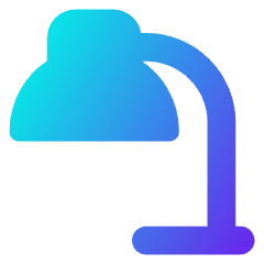 Table Lamp 1 Icon from Core Gradient Set