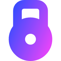 Padlock Circle 1 Icon from Core Gradient Set