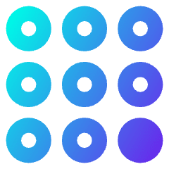 Dial Pad Bottom Right Icon from Core Gradient Set