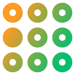 Dial Pad Center Left Icon from Core Gradient Set