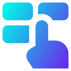 Dial Pad Finger 2 Icon from Core Gradient Set