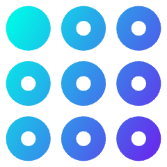 Dial Pad Top Left Icon from Core Gradient Set